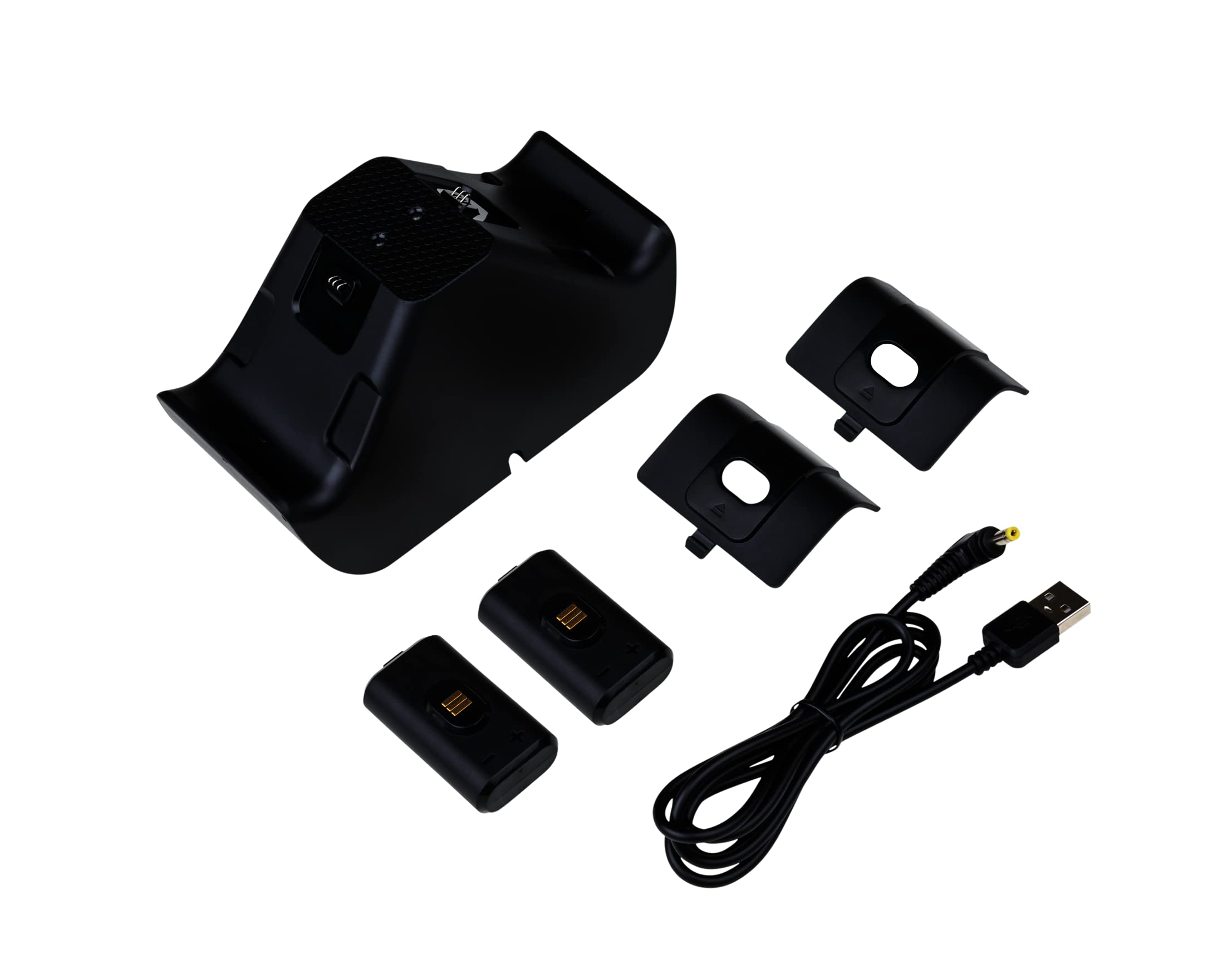 Nacon Base De Carga Para Mandos De XBOX - Series X/S, con Dos Baterías de 1200 mAh, LEDs para indicar la carga completa, Negro Nacon Base De Carga Para Mandos De XBOX - Series X/S, con Dos Baterías de 1200 mAh, LEDs para indicar la carga completa, Negro
